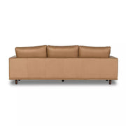 Four Hands Dom Sofa 97" ~ Nantucket Taupe Top Grain Leather