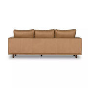 Four Hands Dom Sofa 85" ~ Nantucket Taupe Top Grain Leather