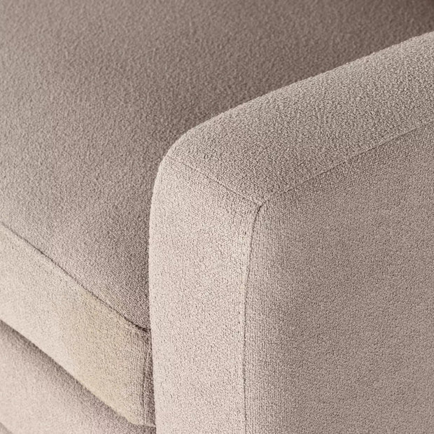 Four Hands Dom Sofa 85" ~ Portland Cobblestone Upholstered Performance Fabric