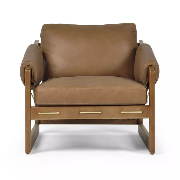 Four Hands Dustin Sling Chair ~ Palermo Cognac Top Grain Leather
