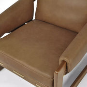 Four Hands Dustin Sling Chair ~ Palermo Cognac Top Grain Leather