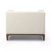 Four Hands Dylan Tufted Accent Chair ~ Kerbey Taupe Upholstered Performance Fabric