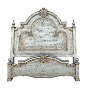 Casa Bonita Peruvian Hand-Painted Carved Wood Montelena King Size Bed