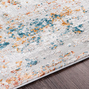 Surya Rugs Carmel Collection Taupe, Blue, Mustard, Dark Blue, Off White, Light Gray & Brown Area Rug CRL-2316
