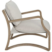 Uttermost Melora Natural Linen Sling Seat Modern Accent Chair