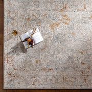 Surya Rugs Carmel Collection Light Gray, Dark Blue, Off White, Gray, Mustard, Brown, Taupe & Brick Red Area Rug CRL-2307
