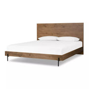 Four Hands Eaton Bed ~ Amber Oak Wood Finish King Size Bed
