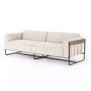 Four Hands Ella Sofa 91" ~ Gable Taupe Upholstered Performance Fabric