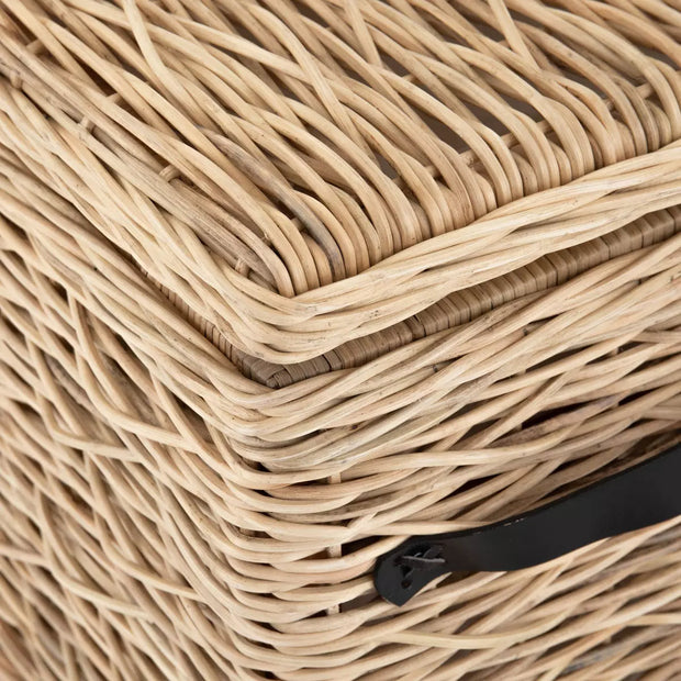 Four Hands Ember Rattan Trunk ~ Cotton Interior Lined