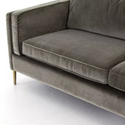 Four Hands Emery Sofa 84” ~ Sapphire Birch Velvet Upholstered Fabric