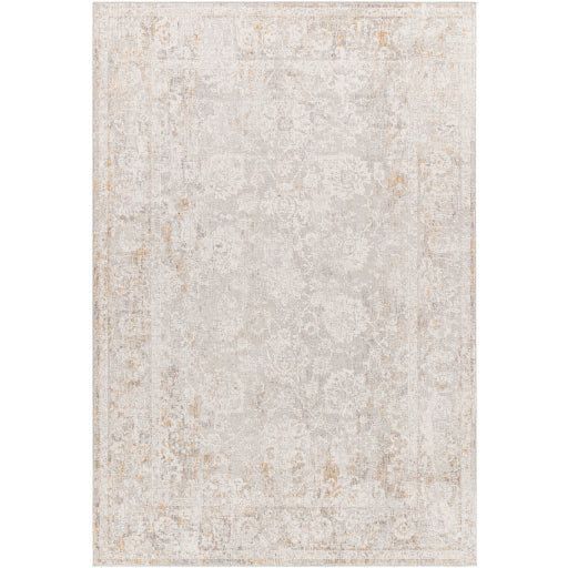 Surya Rugs Carmel Collection Light Gray, Off White, Gray, Mustard & Brown Area Rug CRL-2305