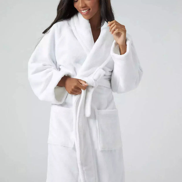 Kashwere Ultra Soft Kapua™ Cotton Velour Robe Available In White