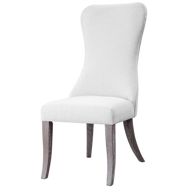 Uttermost Caledonia Off White Performance Fabric Armless Accent Chair