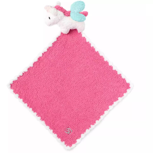 Kashwere Baby Ultra Snuggly Soft Kreatures Unicorn Blanket ~ Pink Raspberry and White