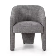 Four Hands Fae Dining Chair ~ Barron Smoke Upholstered Performance Fabric