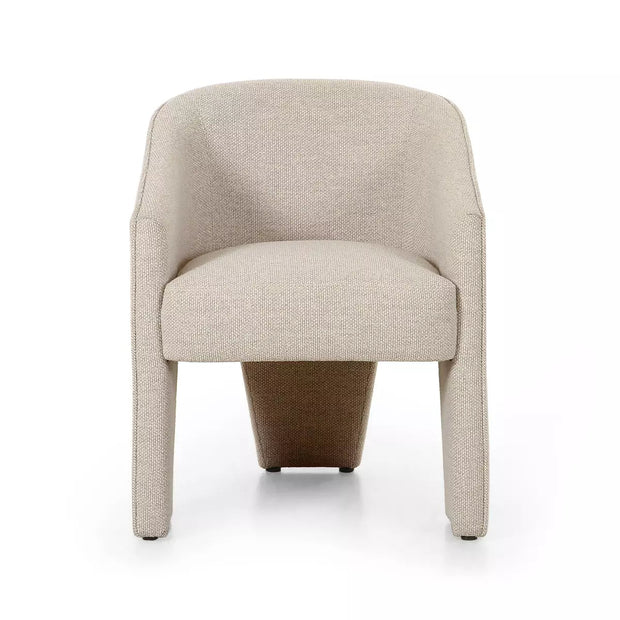 Four Hands Fae Dining Chair ~ Nova Taupe Upholstered Performance Fabric