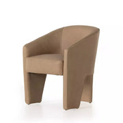 Four Hands Fae Dining Chair ~ Palermo Nude Top Grain Leather
