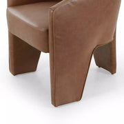 Four Hands Fae Dining Chair ~ Sonoma Chestnut Top Grain Leather