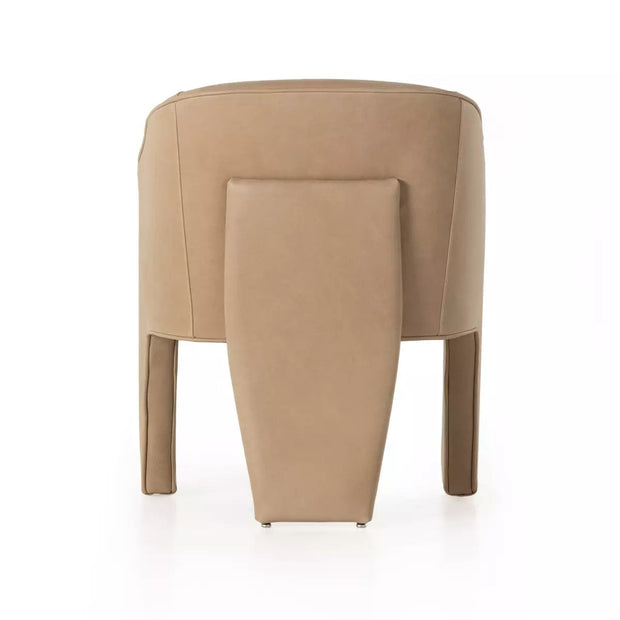 Four Hands Fae Dining Chair ~ Palermo Nude Top Grain Leather