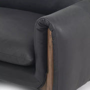 Four Hands Fleming Sofa ~ Heirloom Black Top Grain Leather
