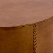 Four Hands Flint Bunching Table ~ Patina Copper Leather