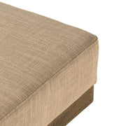Four Hands Giorgio Accent Bench ~ Palm Ecru Upholstered Fabric