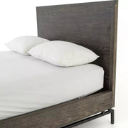 Four Hands Greta Bed ~ Autumn Grey Finished Oak Queen Size Bed