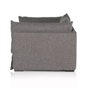 Four Hands Habitat Slipcovered Chaise ~ Fallon Charcoal Slipcover Fabric