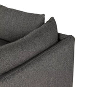 Four Hands Habitat Slipcovered Chaise ~ Fallon Charcoal Slipcover Fabric
