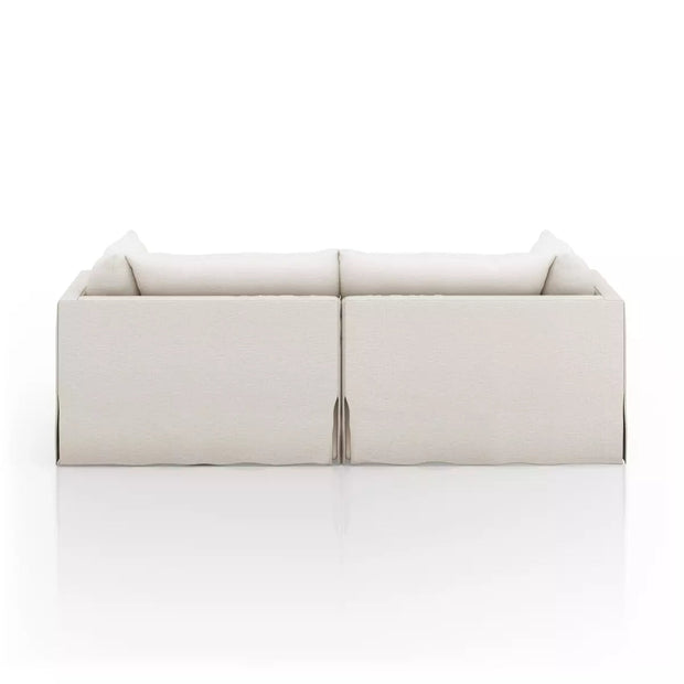 Four Hands Habitat Slipcovered  Double Chaise Sectional 87" ~ Valley Nimbus Slipcover Fabric