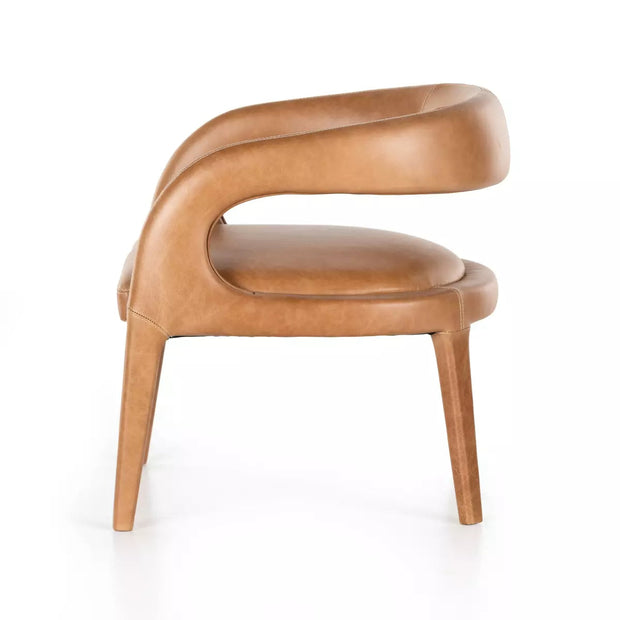 Four Hands Hawkins Accent Chair ~ Sonoma Butterscotch Top Grain Leather