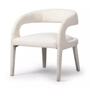 Four Hands Hawkins Accent Chair ~ Omari Natural Upholstered Performance Fabric