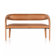 Four Hands Hawkins Dining Bench ~ Sonoma Butterscotch Top Grain Leather