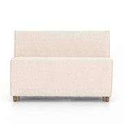 Four Hands Hobson Dining Bench ~ Knoll Natural Upholstered Boucle Performance Fabric