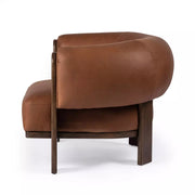Four Hands Ira Chair ~ Brickhouse Cognac Top Grain Leather