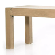 Four Hands Isador Dining Bench 68.5" ~ Dry Wash Poplar Wood Finish