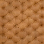 Four Hands Isle Tufted Ottoman ~ Palermo Butterscotch Top Grain Leather