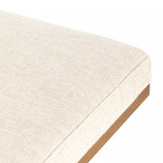 Four Hands Jakobi Chaise ~ Thames Cream Performance Fabric Cushion and Pillow