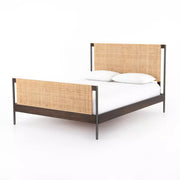 Four Hands Jordan Natural Cane King Size Bed ~ LAST CHANCE~  LIMITED AVAILABILITY