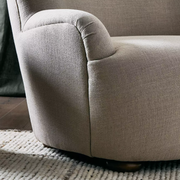Four Hands Kadon Chair ~ Antwerp Taupe Upholstered Faux Shearling Performance Fabric
