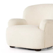 Four Hands Kadon Chair ~ Sheepskin Natural Upholstered Faux Shearling Fabric