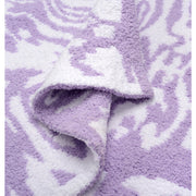 Kashwere Baby Ultra Soft Damask Crib Blanket Available In Malt & Stone With Crème and Pink & Lavender With White