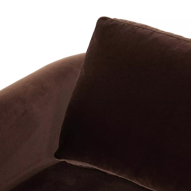 Four Hands Katya Sofa 96” ~ Surrey Cocoa Upholstered Fabric