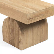 Four Hands Keane Reclaimed Wood Bench ~ Natural Elm Wood Finish