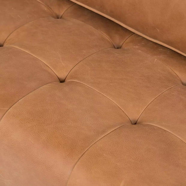 Four Hands Kiera Sofa 90” ~ Palermo Cognac Top Grain Leather
