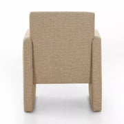 Four Hands Kima Dining Chair ~ Heron Sand Upholstered Fabric