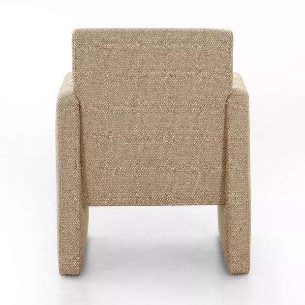 Four Hands Kima Dining Chair ~ Heron Sand Upholstered Fabric