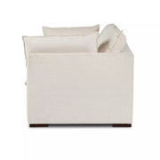 Four Hands Kosa Sofa 108" ~ Badon Flax Upholstered Performance Fabric