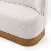 Four Hands Krista Dining Bench ~ Knoll Natural Upholstered Performance Fabric