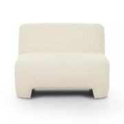 Four Hands Kyler Armless Chair ~ Durham Cream Upholstered Fabric